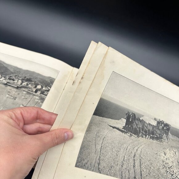 Antique 1905 Santa Catalina Island California Booklet Photographs Black White - Picture 11 of 16